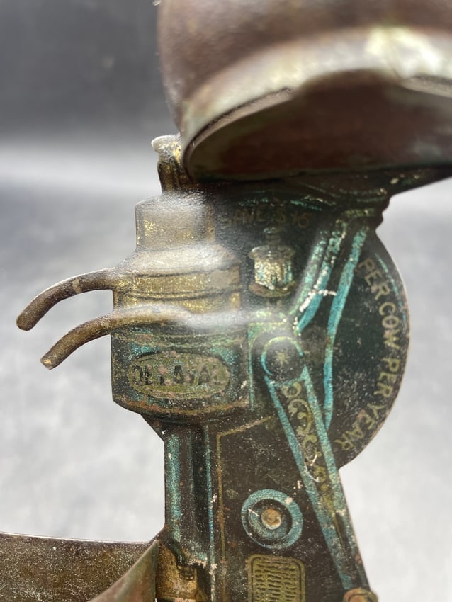 Antique DeLaval Cream Separator Dairy Tin Litho Match Holder Match Safe - 2