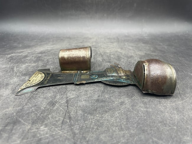 Antique DeLaval Cream Separator Dairy Tin Litho Match Holder Match Safe - 7