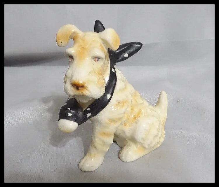 Vintage Sylvac Terrier Porcelain Figurine - 2