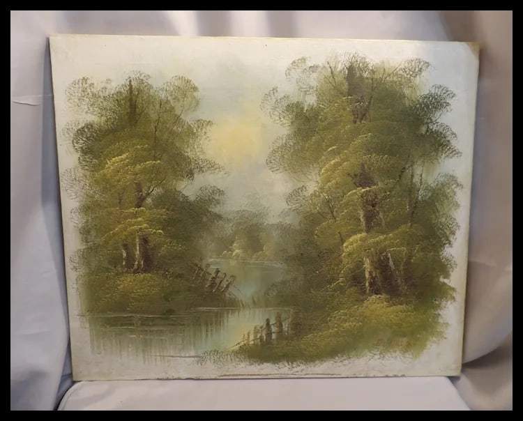 Original Oil Painting by S Hill - 2