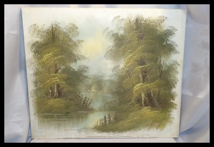 Original Oil Painting by S Hill - 9