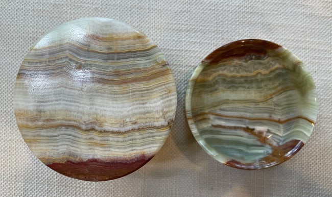 Edna Hibel Marble Trinket Box - 5