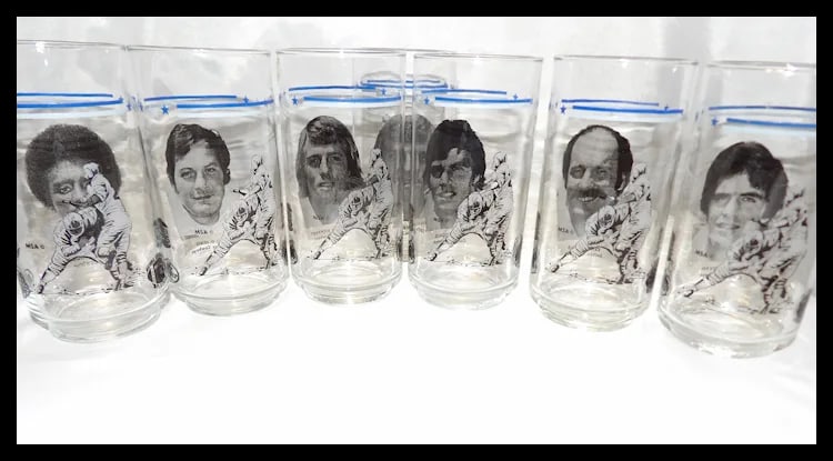 Vintage Dallas Cowboys Burger King Dr Pepper 1978 Super Bowl Players Collectible Libbey Glasses - 6