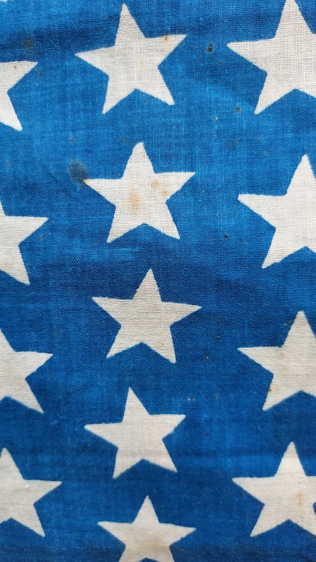 American Flag 39 Star 1889 North Dakota perfect size for framing #1 - 3