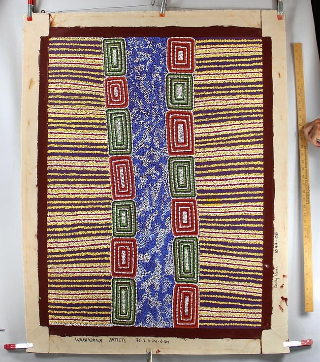 Australian Aboriginal painting by Cecily Wintiragu Yates. - 4