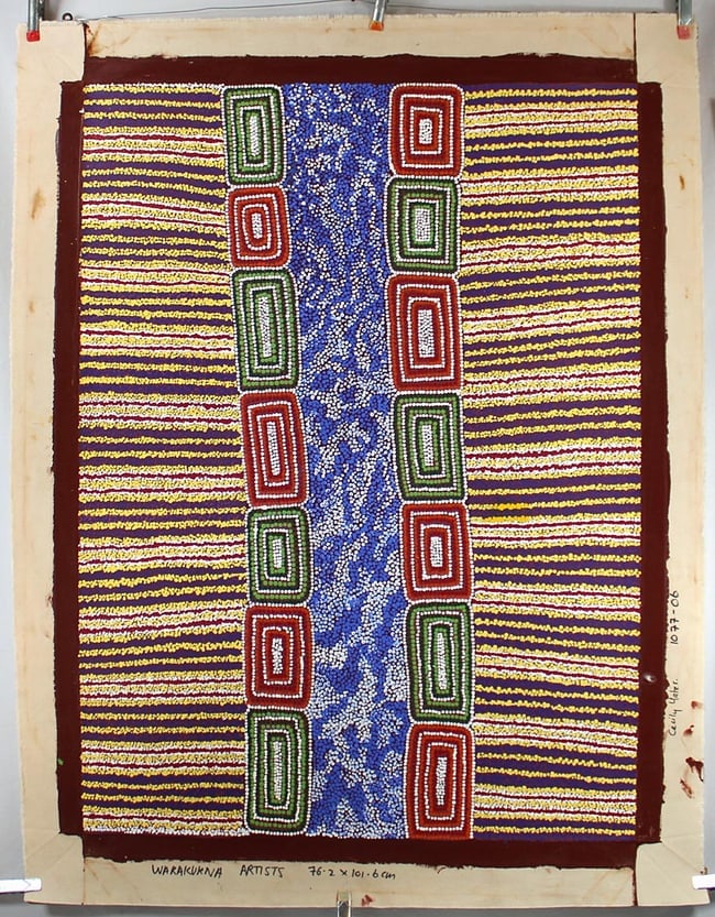 Australian Aboriginal painting by Cecily Wintiragu Yates. - 5