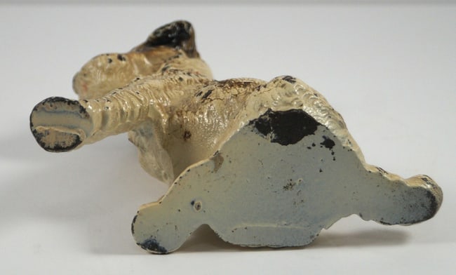 Antique Fox Terrier Dog Cast Iron Hubley Doorstop - 5