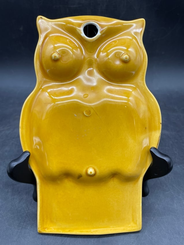 Vintage BALTIMORE MD Spoon Rest Owl Kitchen Prayer My House Wall Hanging Decor MCM Japan - 7