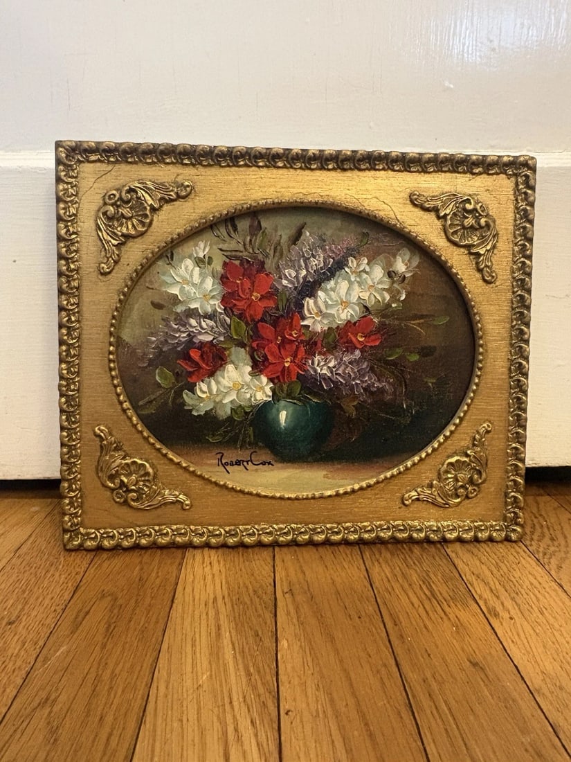 Robert Cox Oil On Board Still Life Painting (1 of 5)