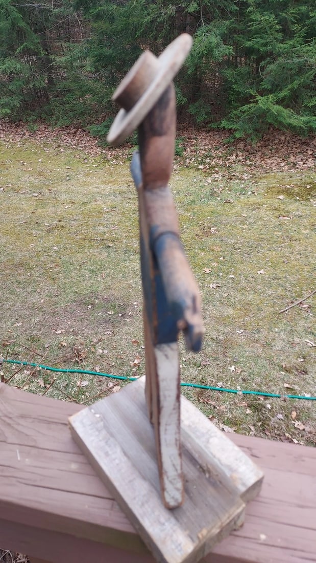 Antique Sailor Whirligig Wooden 19th Century Amazing - 5