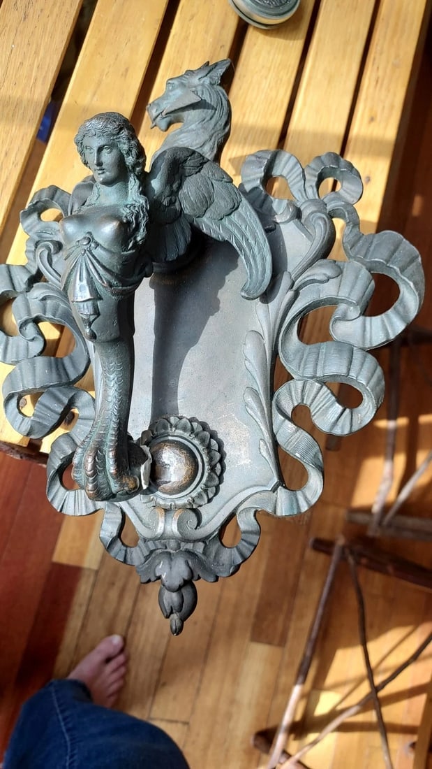 Fantastic Cast bronze door Knocker best I have seen - 3