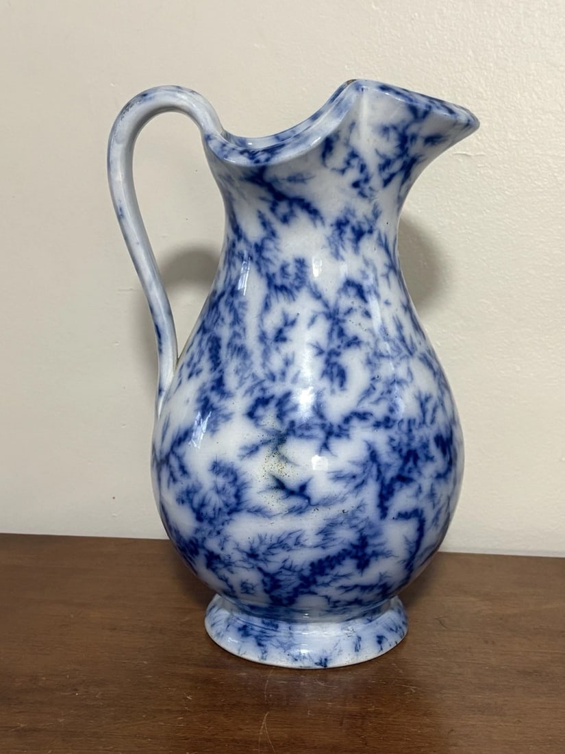 Marble Flow Blue Pitcher - 3