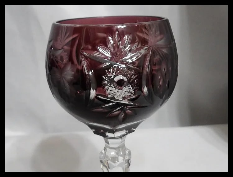 Nachtmann Traube Amethyst Sherry/ Liqueur Glasses - 4