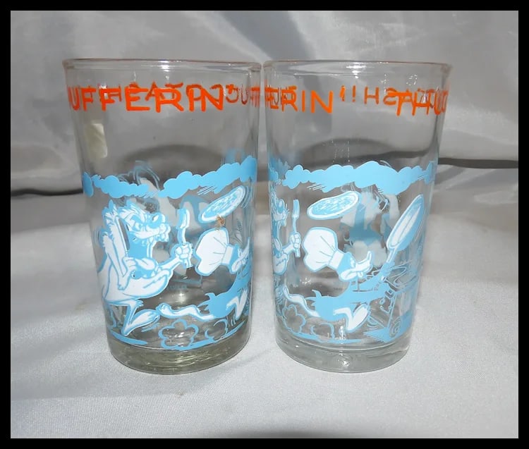 1974 Warner Bros. "Thufferin' Thuccotash" Looney Tunes Character Swag Glass - 5