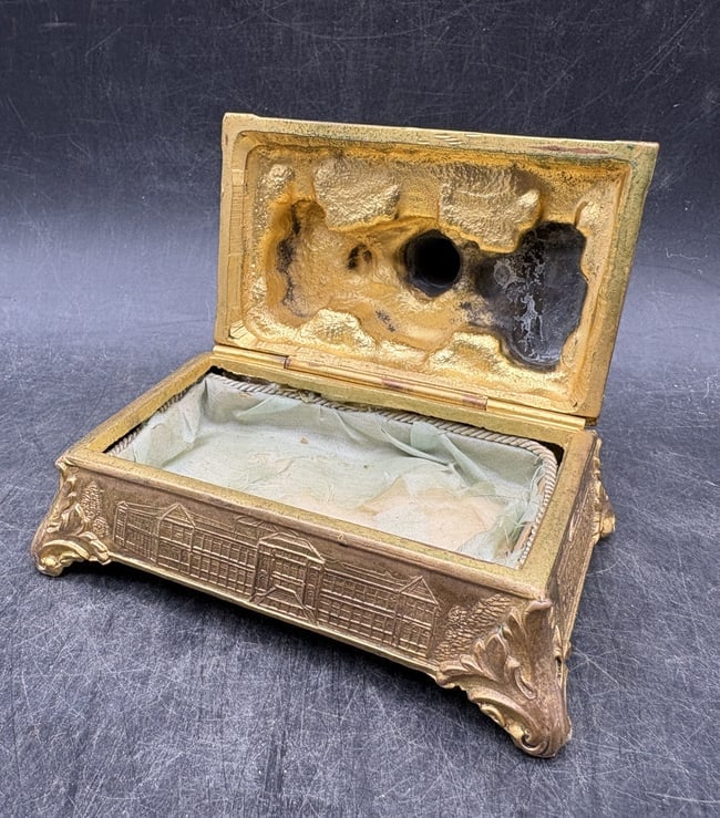 Jennings Brothers Vintage Capitol Washington DC Building Jewelry or Trinket Box - 3