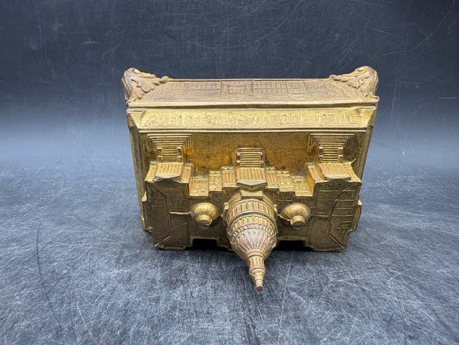 Jennings Brothers Vintage Capitol Washington DC Building Jewelry or Trinket Box - 6