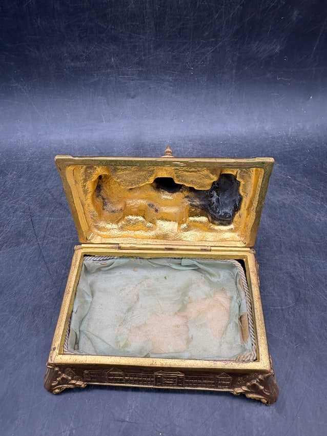 Jennings Brothers Vintage Capitol Washington DC Building Jewelry or Trinket Box - 7