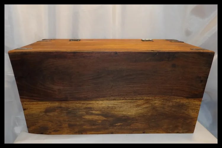 Wooden Storage Chest- Cast Iron Hardware - 9