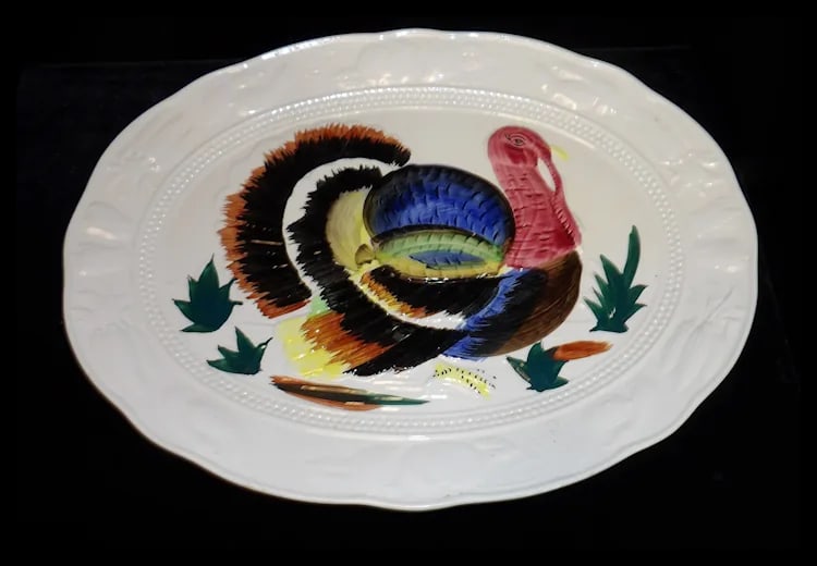 Vintage Large Turkey Platter Made in Japan - 2