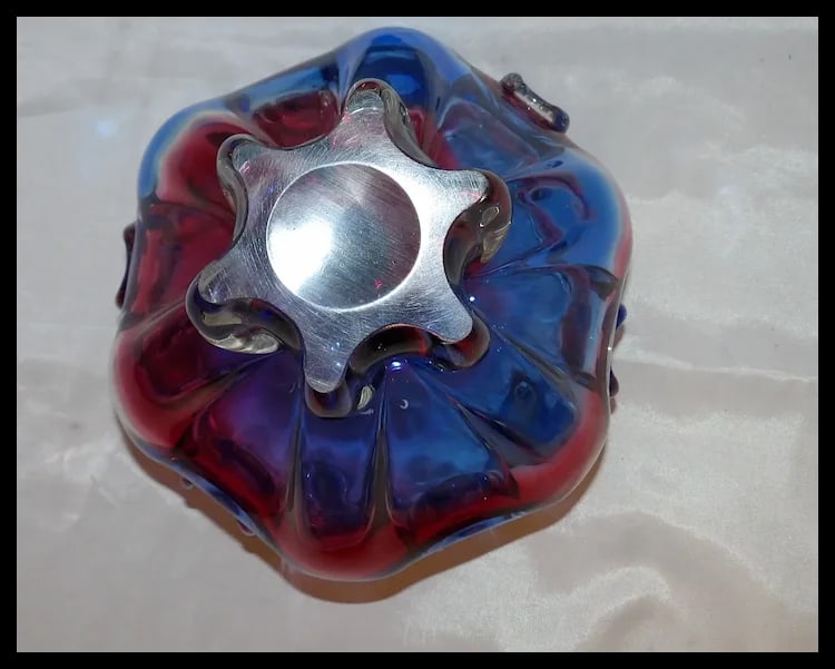 Bohemia Art Glass Dish by Josef Hospodka for Chribska Glassworks - 5