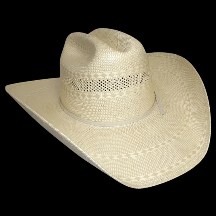 American Hat Company American Para Panama Straw Cowboy Hat Size 7 NOS (1 of 10)
