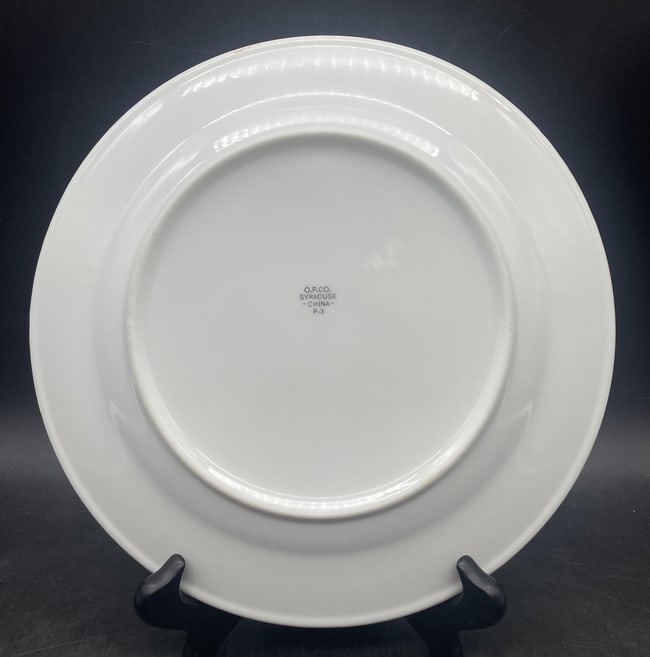 COON CHICKEN INN BLACK AMERICANA PLATE SYRACUSE CHINA - 3