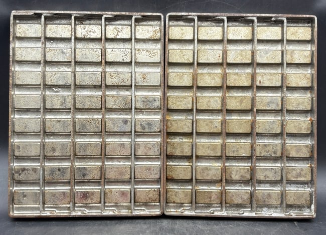 Pair of Old Heavy Chocolate Mold SHORNLEIN SCHWAB Germany - 3