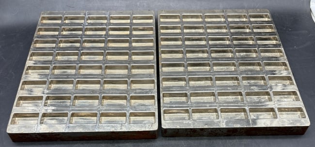 Pair of Old Heavy Chocolate Mold SHORNLEIN SCHWAB Germany - 5