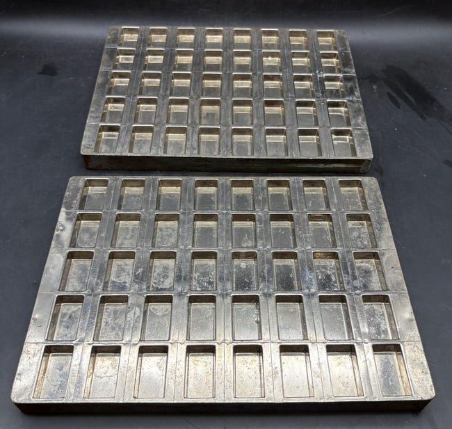 Pair of Old Heavy Chocolate Mold SHORNLEIN SCHWAB Germany - 7