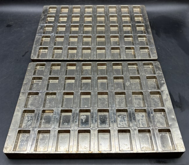 Pair of Old Heavy Chocolate Mold SHORNLEIN SCHWAB Germany - 8