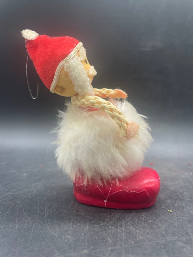 Vintage Santa in Boot Ornament Japan - 4