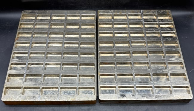 Pair of Old Heavy Chocolate Mold SHORNLEIN SCHWAB Germany - 3