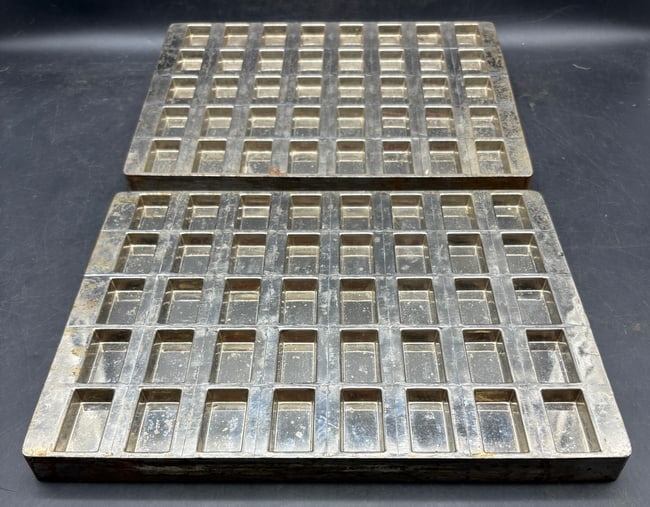 Pair of Old Heavy Chocolate Mold SHORNLEIN SCHWAB Germany - 7