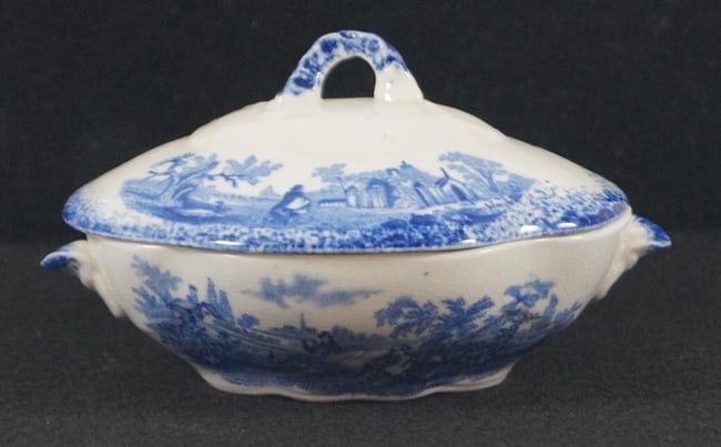 Child's Blue China 5 3/8" Toy Vegetable #26 - 4