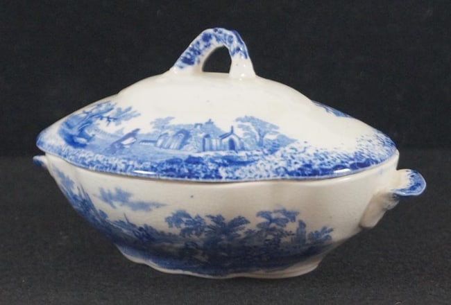 Child's Blue China 5 3/8" Toy Vegetable #26 - 5