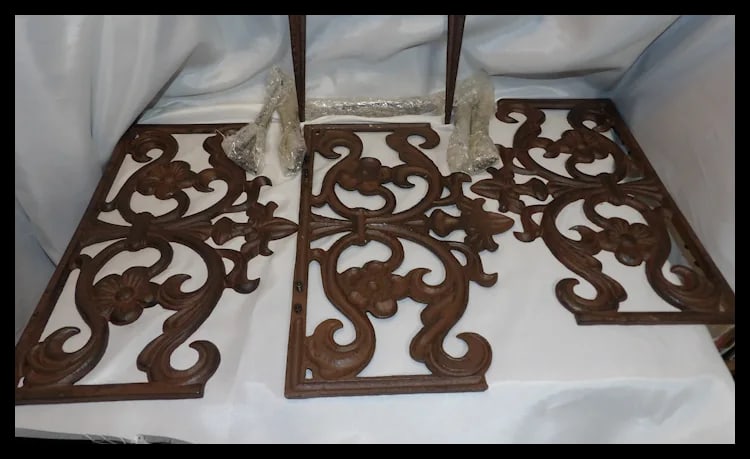 Cast Iron Garden Fence with Spikes by Relax Days - 4