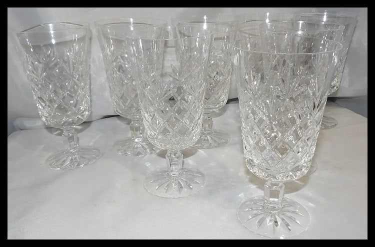 LENOX "Charleston" Iced Tea Glass 6 3/4" Hand Blown Lead Crystal - 3