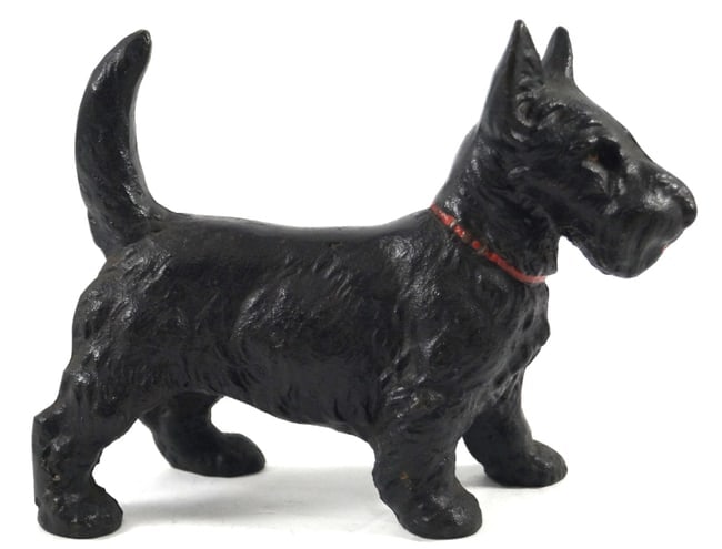 Scottie Dog Cast Iron Hubley Doorstop (1 of 6)