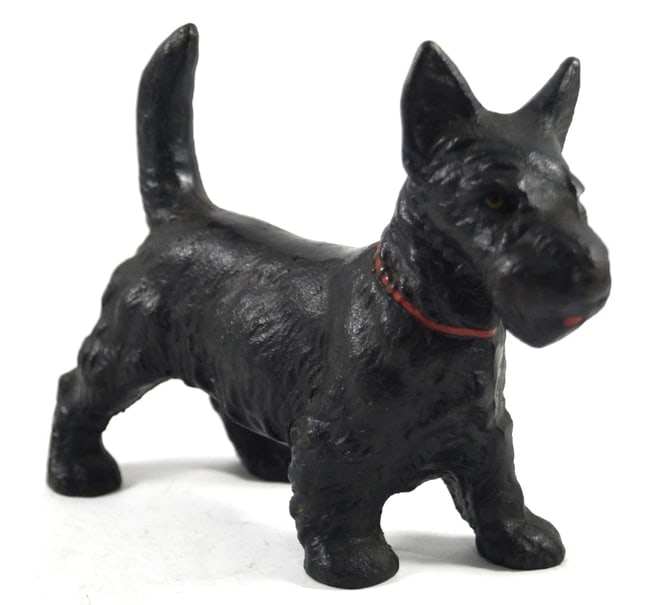 Scottie Dog Cast Iron Hubley Doorstop - 2