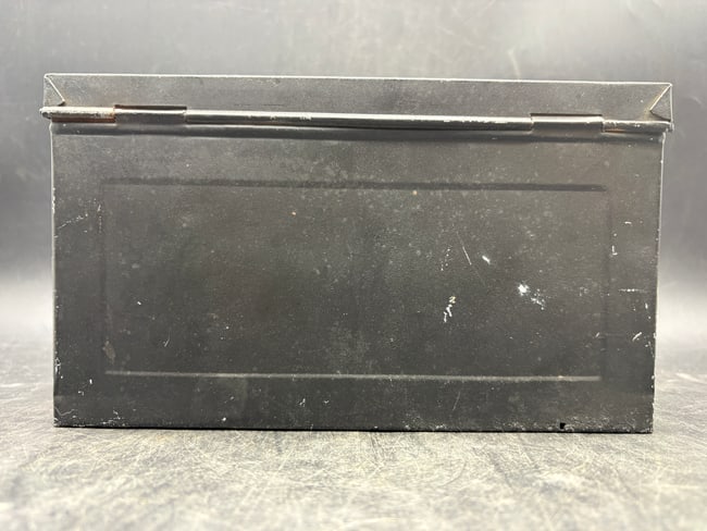 Antique THE DIAMOND MATCH COMPANY Tin Metal Hinged Box - 6