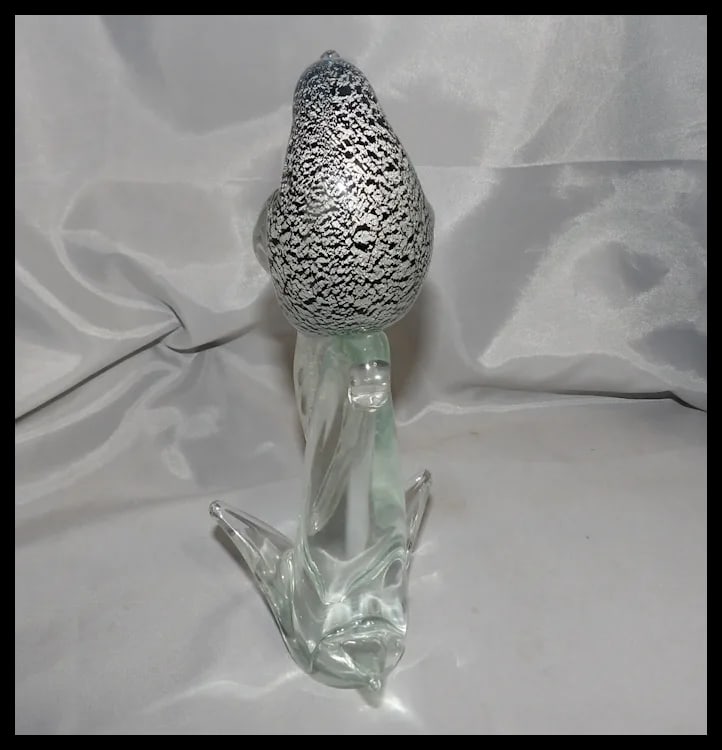 Murano Formia Fischer's Whydah Glass Sculpture from Exotic Birds of the World - 5