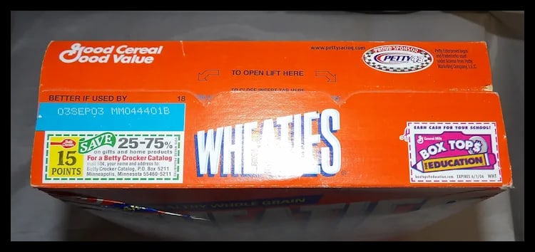 Wheaties NOS Full Box 1995 Emmitt Smith All-Time Rushing Leader - 6