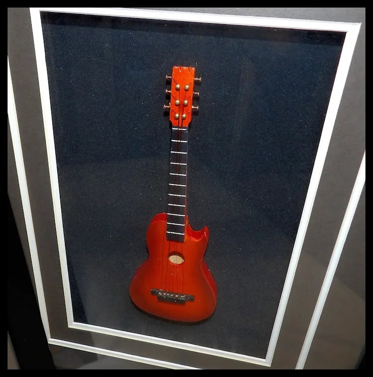 Framed 3D Miniature Musical Instruments - 5