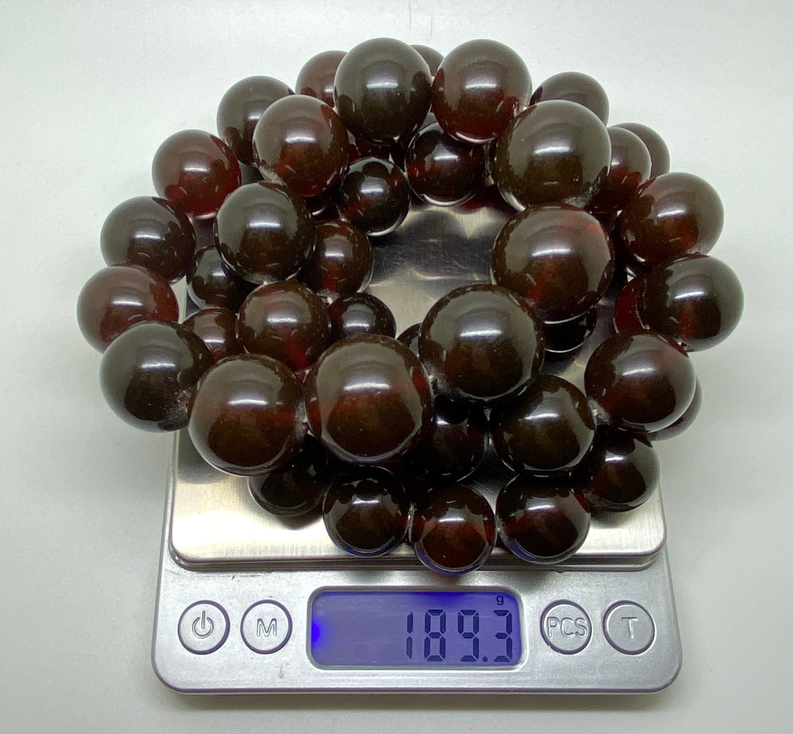 Stunning Unique Antique Amber Necklace made from Round Amber beads - 2