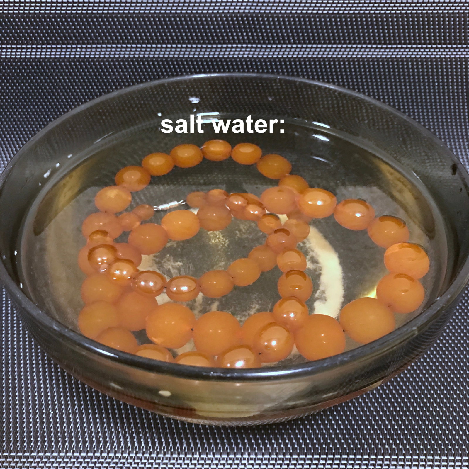 Unique and Remarkable Amber Necklace made from Round Amber beads - 3