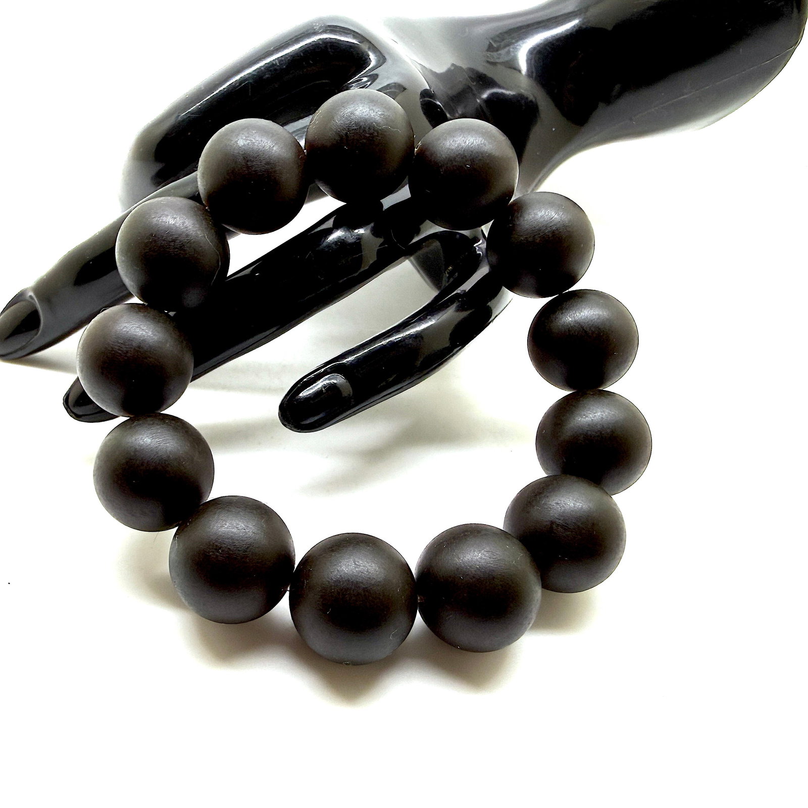 Unique and Exquisite Amber Bracelet made from Round Amber beads - 7