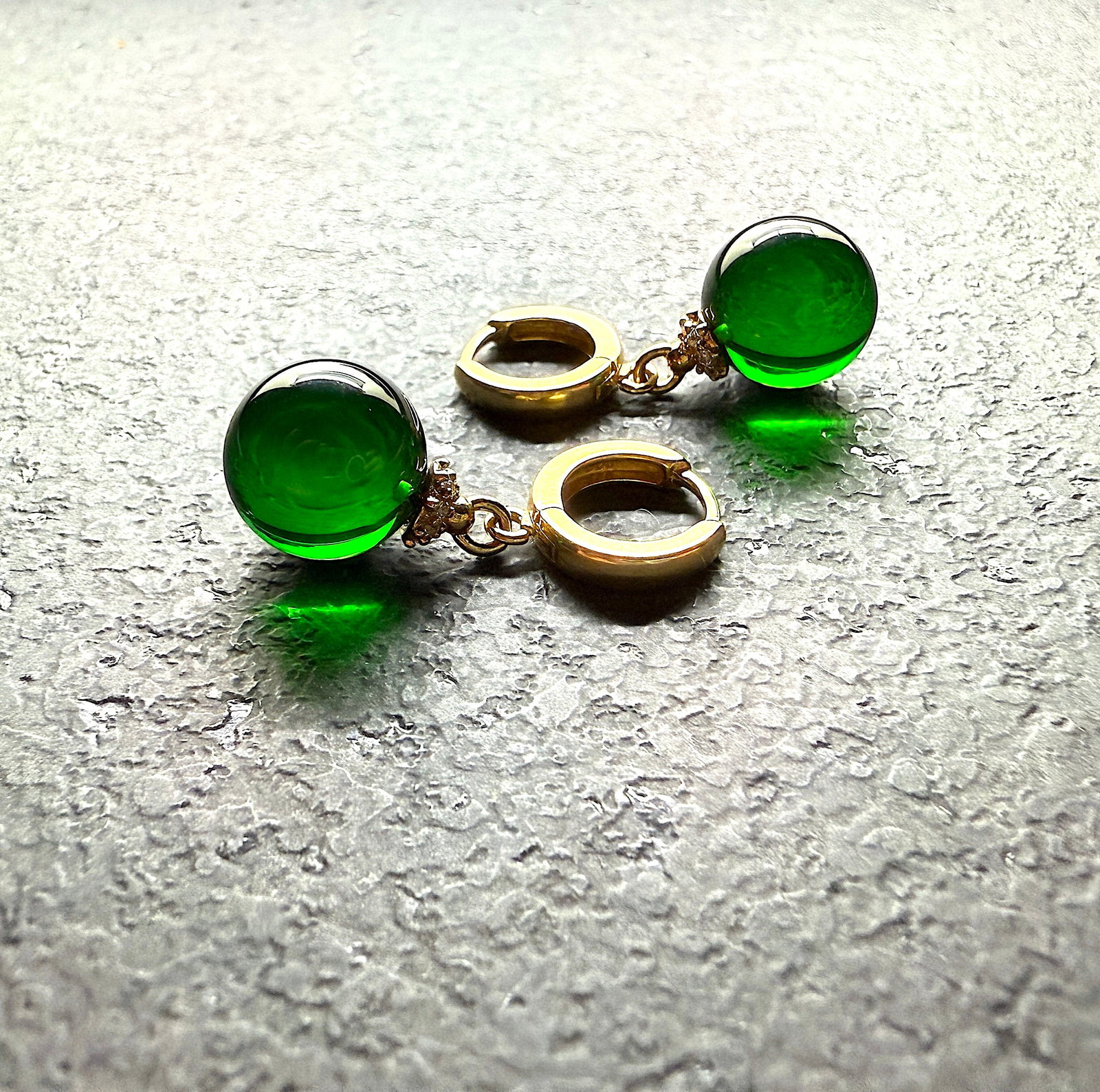 Alluring Amber Earrings - 2