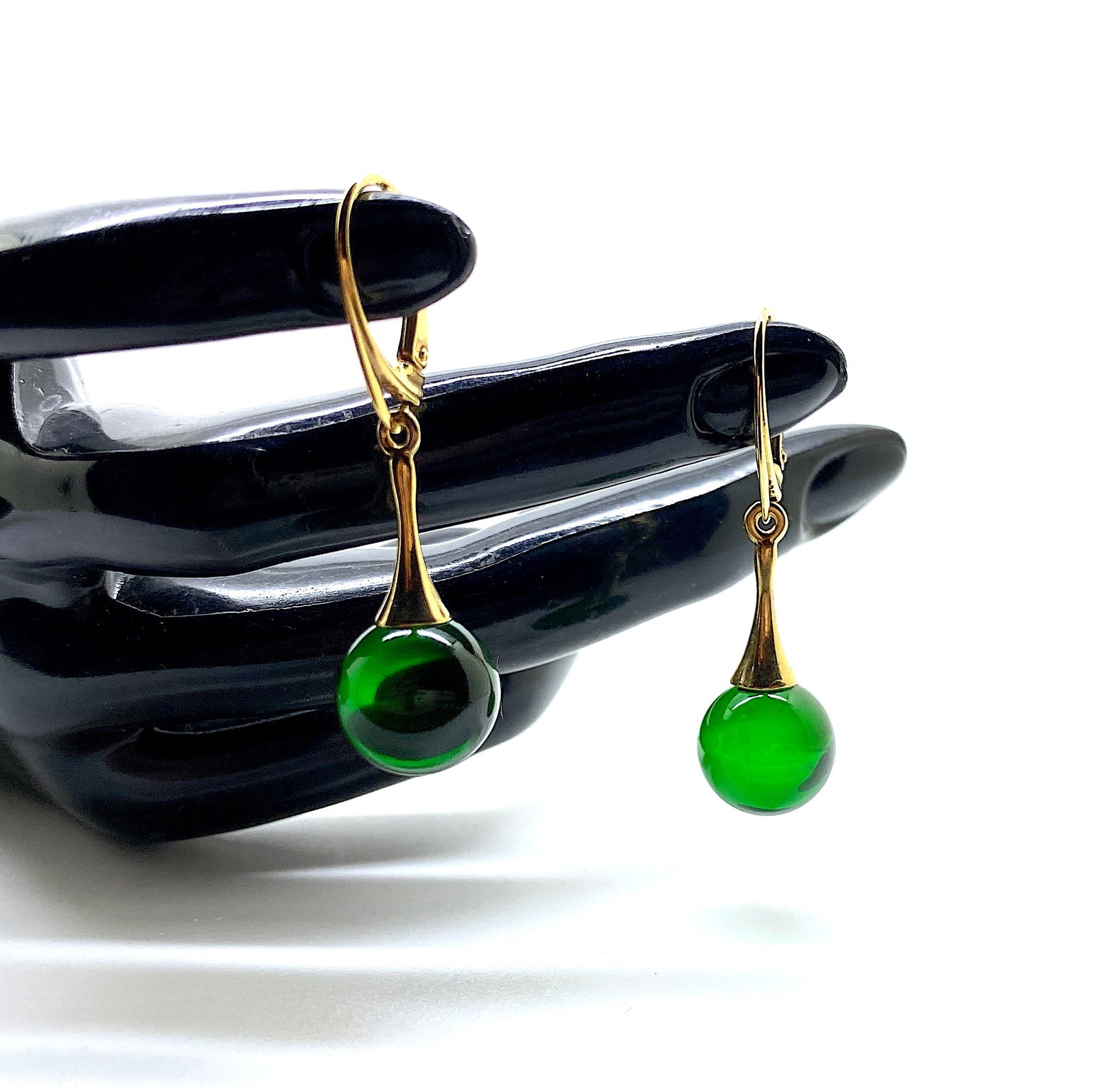 Exquisite Amber Earrings - 5