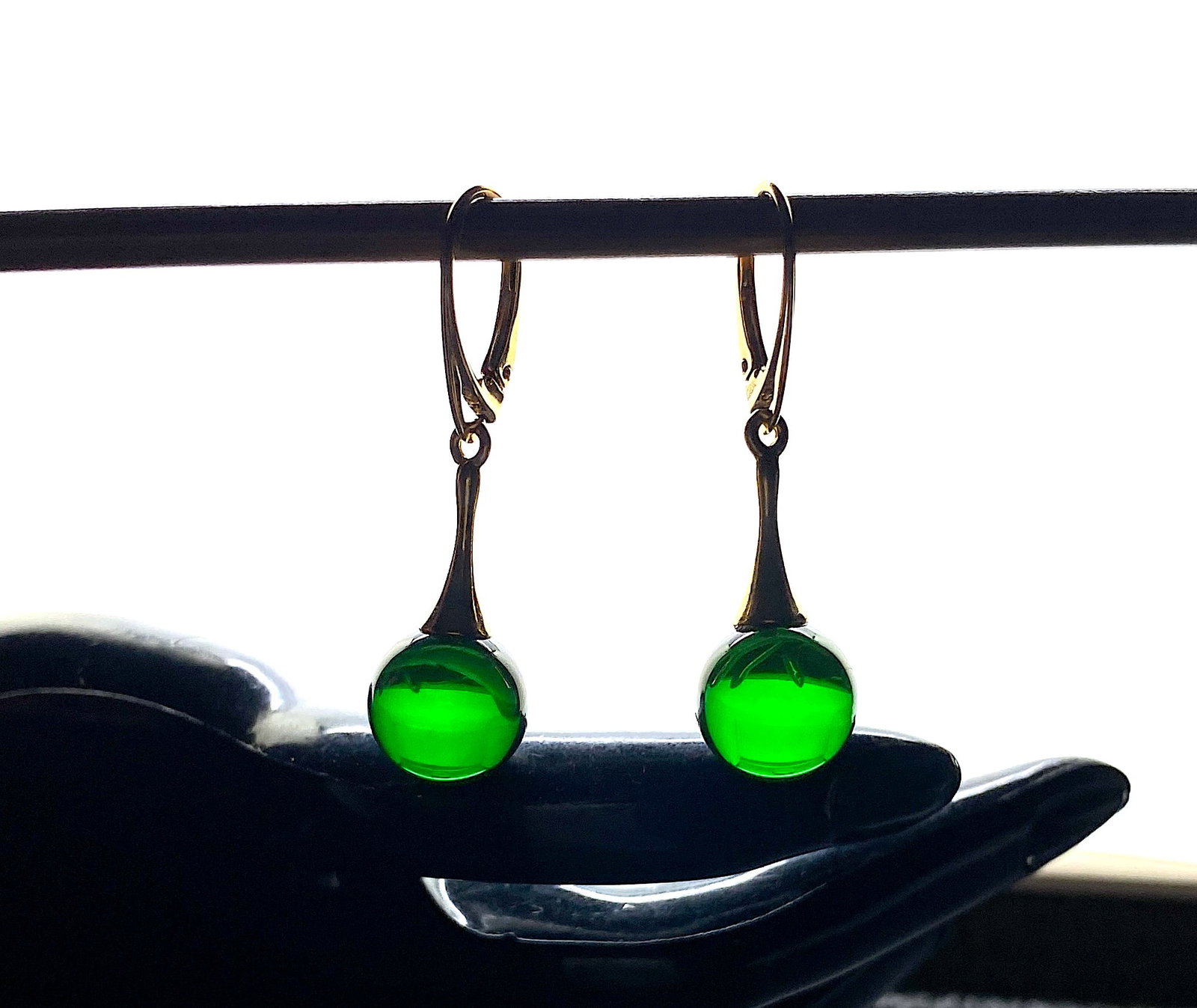 Exquisite Amber Earrings - 6