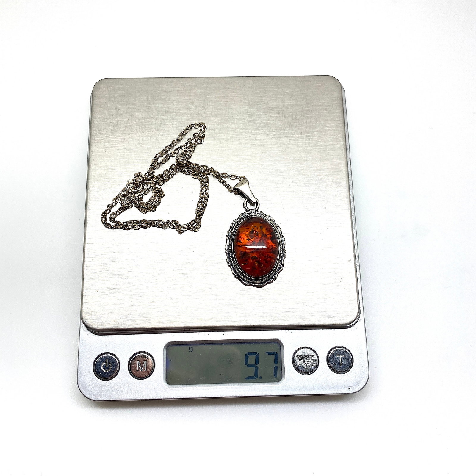 Antique Amber Pendant - 2
